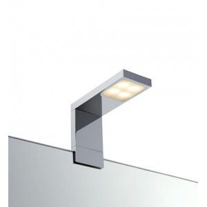 Rennes Spegellampa - Krom/Frostat glas