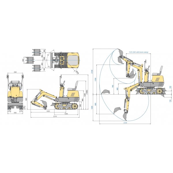 Werkraft minikaivukone