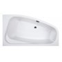 Hjrnebadekar i asymmetrisk hjremodel - Free Line | Dybde 45 cm
