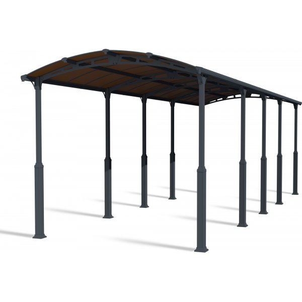 Canopia Alpine Carport i Metall För Husbil 3,6 x 11 - Grå Canopia Alpine Carport i Metall För Husbil 3,6 x 11 - Grå