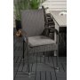 Ekens Matgrupp (224x100) - Svart/Gr/Vit - 8 Stolar