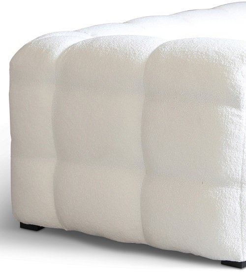 3-sits Soffa Cream Teddy 235 cm