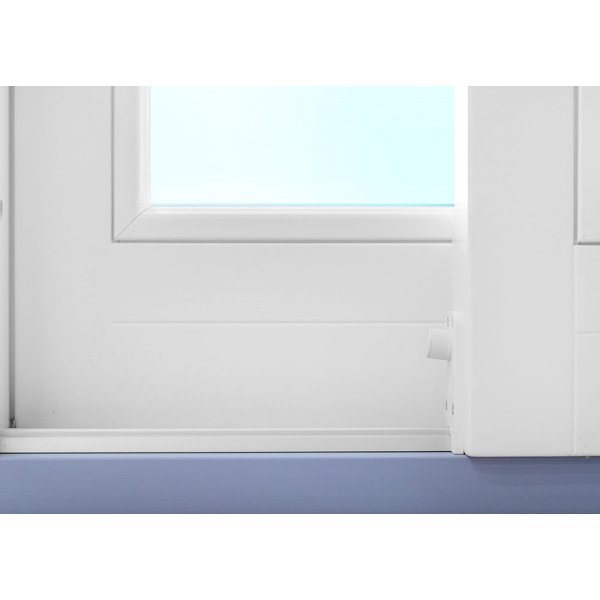 4-teiliger Fassadenabschnitt in Aluminium mit Schiebetüren - 3-Glas 4-teiliger Fassadenabschnitt in Aluminium mit Schiebetüren - 3-Glas
