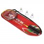 Badmintonset med 3 bollar (lime, rd & svart) FUSIONTEC 777K