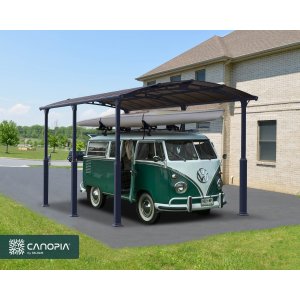 Läs mer om Canopia Alpine Carport i Metall För Husbil 3,6 x 6,5 - Grå