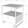Alt s�ngbord - Antracit