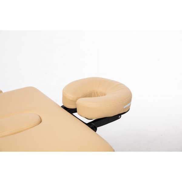 Massagebnk med trben - 2 zoner - Beige