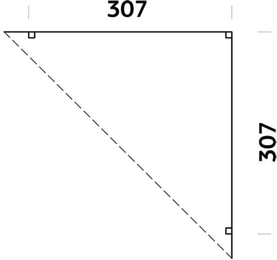 Modular Garden Hörnpergola 4,2m² - Vitlackerad Modular Garden Hörnpergola 4,2m² - Vitlackerad