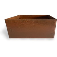 Cortenstål kruka rektangulär - 40x80x40 cm Cortenstål kruka rektangulär - 40x80x40 cm