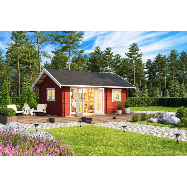 Attefallshus Lina B .V1 - 22,4 m² Attefallshus Lina B .V1 - 22,4 m²