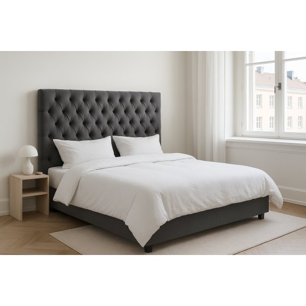 Tropic s�nggavel 160 cm bred - Gr� sammet