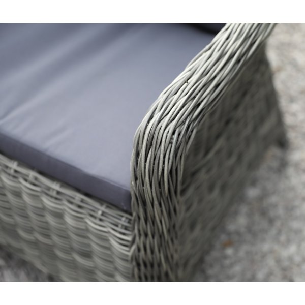 Matgrupp - Scottsdale Bord 150 cm | Rustik grå inklusive 4 fåtöljer Matgrupp - Scottsdale Bord 150 cm | Rustik grå inklusive 4 fåtöljer