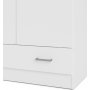 Space garderob vit 80 cm bred med 170,5 cm h�g