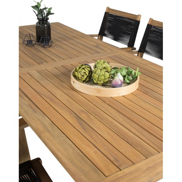 Charlottenberg Matgrupp (220x100) - Natur - 6 Stolar