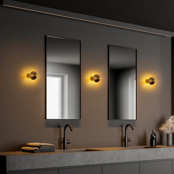Fungal v�gglampa 13360 - Guld