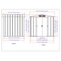 Opbevaring ECO Skur - 3,3 m