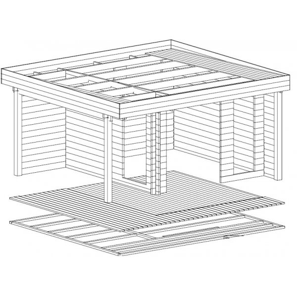 Attefallshus Karl A - 19 m² Attefallshus Karl A - 19 m²