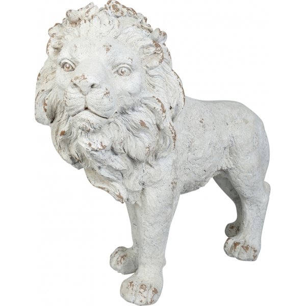 Tr�dg�rdskonst Staty st�ende lejon XL - 90x76 cm
