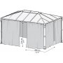 Canopia Myggnt Fr Roma Hexagonal Paviljong