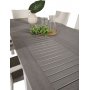 Ekens Matgrupp (160x90) - Vit/Gr - 6 Stolar