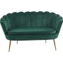 2-sits soffa gr�n/m�ssing - Kingsley