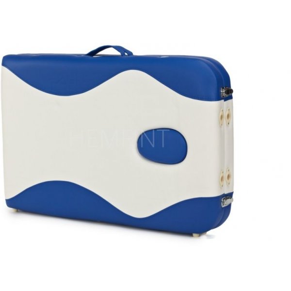 Massagebänk med metallben - 2 zoner - Tvåfärgad Massagebänk med metallben - 2 zoner - Tvåfärgad