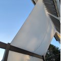 Kundbild Solsegel 3x3 meter Beige Parasoll Balkong UV-skydd: Bra produkt,...