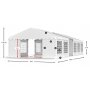 Partytlt Eco 1 i PE - 4 x 13 m