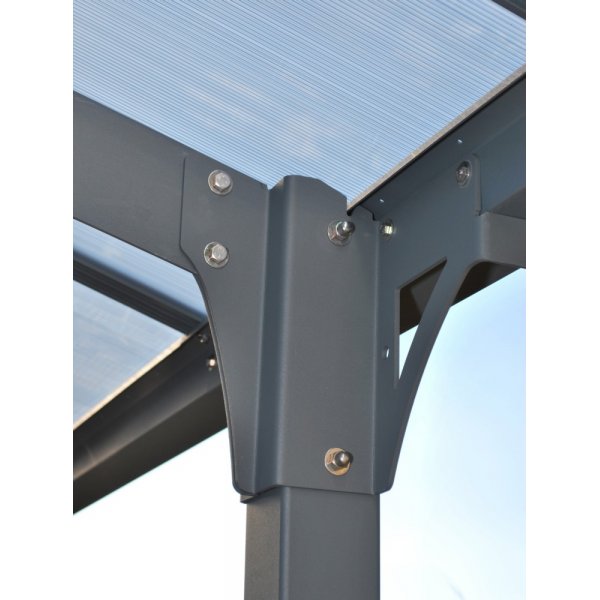 Carport Arcadia Grå - 15,5m² Carport Arcadia Grå - 15,5m²