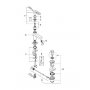 Grohe Ettgreppsbatteri till tvttstll, DN 15 Quadra 32632