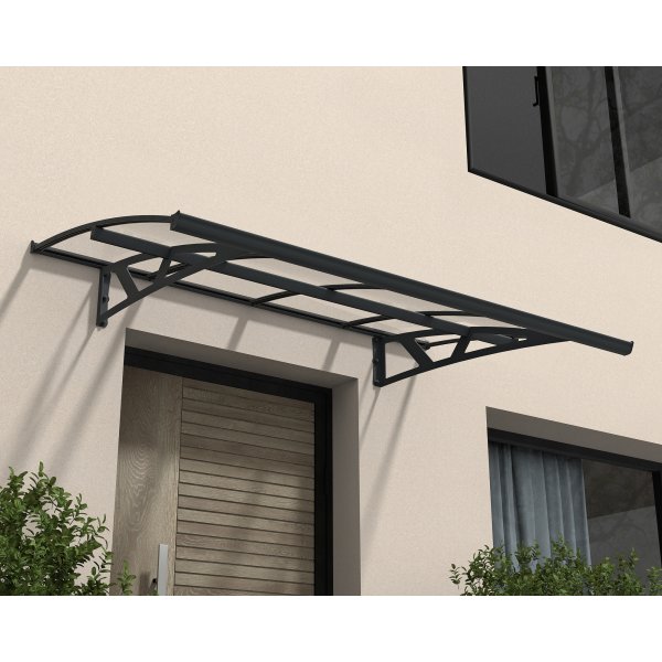 Canopia Amsterdam Entrance baldakin 1,4 x 2,2 - Gr/klart glas