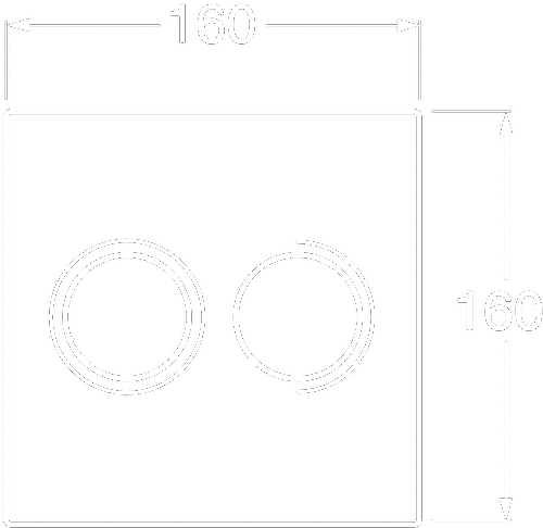 Gustavsberg Väggtrycke Triomont XS pneumatisk duo vit Gustavsberg Väggtrycke Triomont XS pneumatisk duo vit
