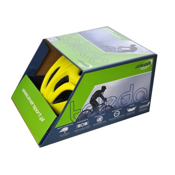 Cykelhjlm Toledo gul