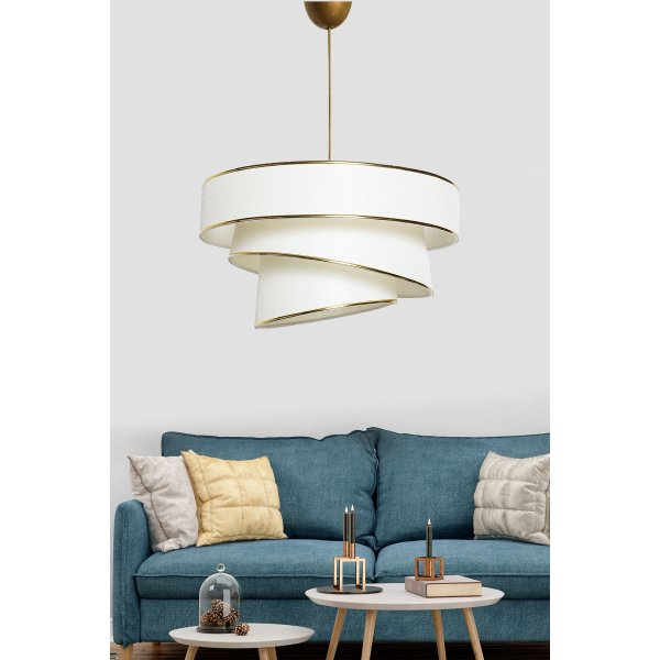 Couper taklampa - Guld