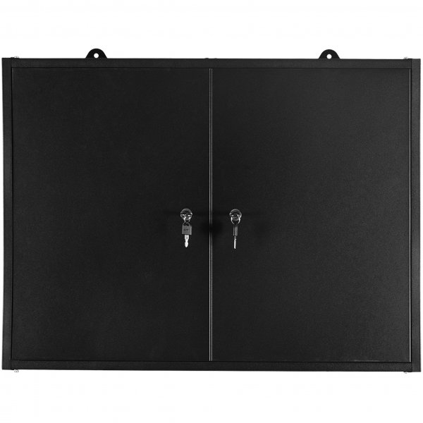 Lagerhylla med sk�p och rullvagn