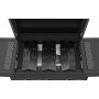 Gasolgrill med lock och varmh�llningsgaller - 3 br�nnare - svart