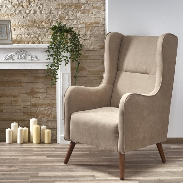 Linsey �ronlappsf�t�lj - Beige (tyg)