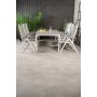 Prssebo Matgrupp (160x100) - Vit/Gr - 6 Stolar