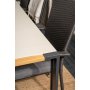 Tornsborg Matgrupp (200x100) - Svart/Gr - 6 Stolar