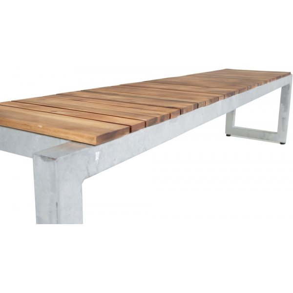 Salstad bnk  Akacia/metall