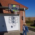 Kundbild Basketkorg Galaxy med utstående väggmontering