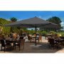 Stor firkantet parasol 5x5m - Gr�