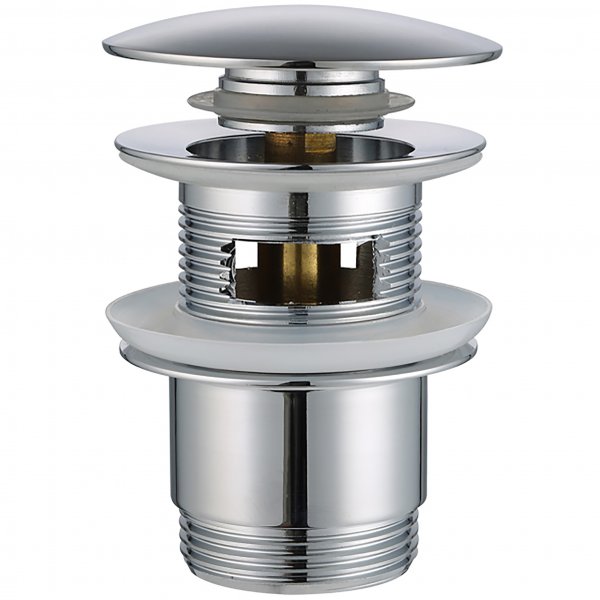 Bottenventil för handfat | Överfyllnadsskydd | Pop-up | Krom Bottenventil för handfat | Överfyllnadsskydd | Pop-up | Krom