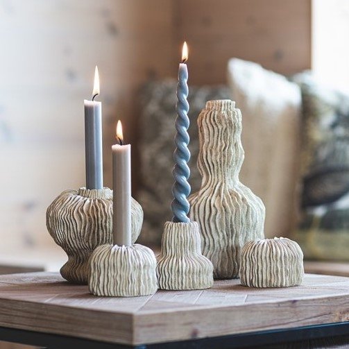 Bonnie ljusstake mini 2-pack - Kitt