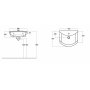 Badrumsmbler Ritmo 51 cm - Vit