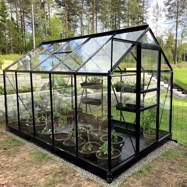 Vxthus Neptunus - 6,2 m - Klar kanalplast + Kanalplast tak