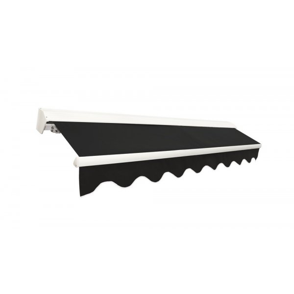 Terrassmarkis med motor - 3 x 2,5 m - Svart Terrassmarkis med motor - 3 x 2,5 m - Svart