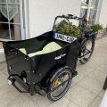 Kundbild Eldriven L�dcykel med svart l�da