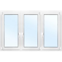 PVC-fönster - 2-glas - 3-luft - Inåtgående - U-värde 1.2
