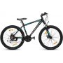 Mountainbike 26" Snow Leopard Aluminium - Blau + Schlosskette